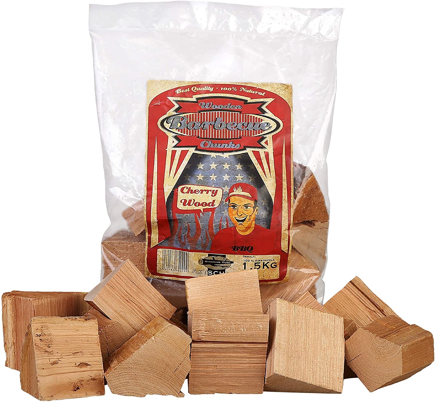 WOOD CHUNKS Cherry-Kirsche 1,5kg