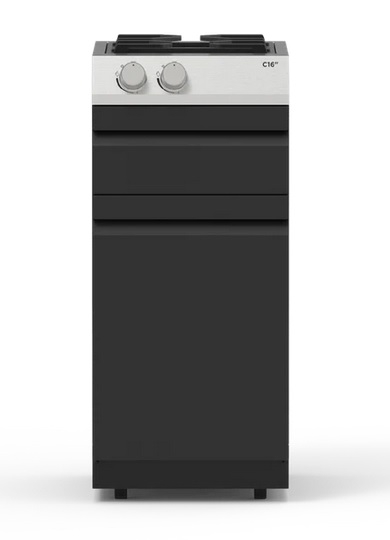 Otto Wilde C16" Kochfeldmodul 1 Schublade + 1 Tür