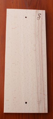 Ersatz Flammlachsbretter Buchenholz  190x495 mm