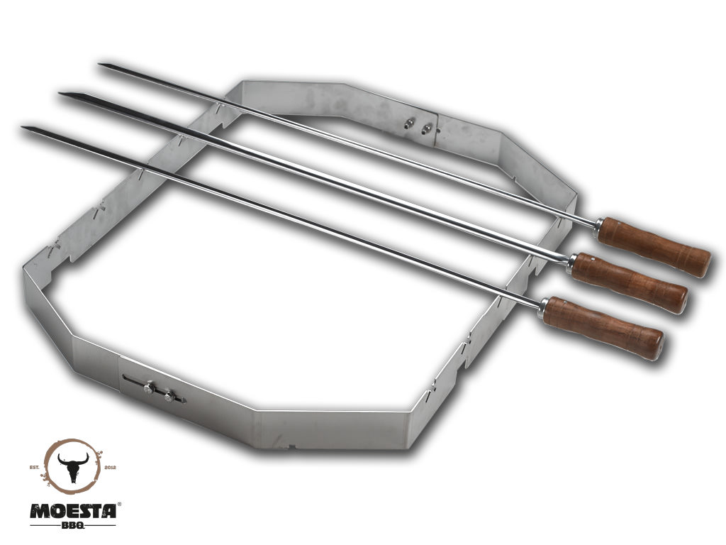 Churrasco'BBQ Set für PizzaRing 67 cm 