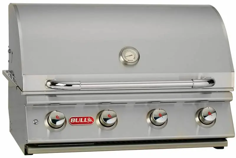 Bull Lonestar Einbaugrill Edelstahl 76 cm