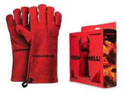 Feuermeister Premium BBQ Grillhandschuh rot Gr.12